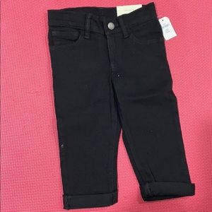Toddler black denim jeans